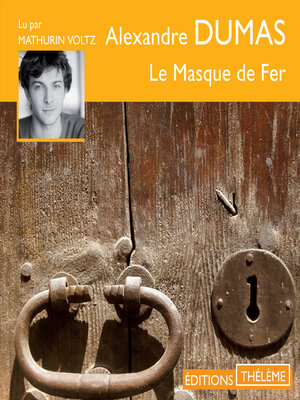 cover image of Le masque de fer